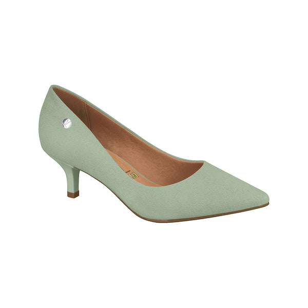 Scarpin Sea Green Camurça Vizzano✅